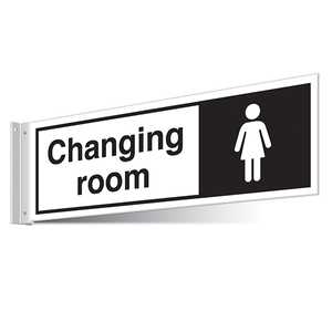 Female Changing Room Corridor Sign 