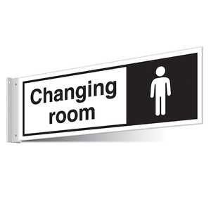 Gents Changing Room Corridor Sign 