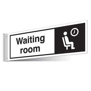 Waiting Room Corridor Sign - Landscape