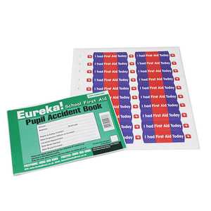 First Aid Wristband & Accident/Incident Book Bundle