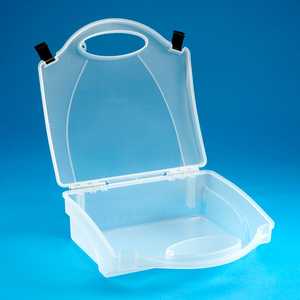 Empty Plastic Clear First Aid Case