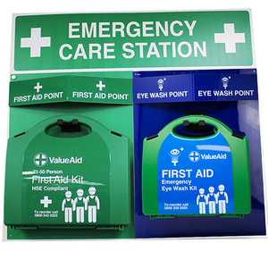 First Aid Point + Emergency Eyewash Point - Emergency Care Station