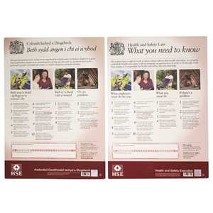 HSE Law Poster - English & Welsh Bundle