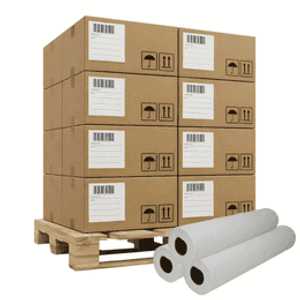 Medical Couch Rolls 20" - 2ply - White