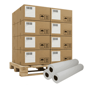 Medical Couch Rolls 20" - 2ply - White - Bulk Buy
