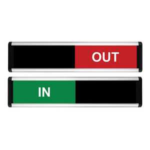 In/Out Sliding Door Sign