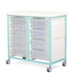 Bristol Maid Mild Steel Low Level, Double Column Trolleys