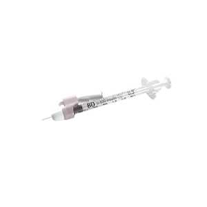 BD SafetyGlide Syringe - Precision Glide Needle 0.3ml 31G 8mm