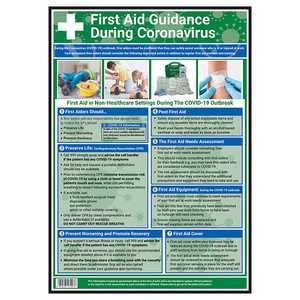 First Aid Guidance During Coronavirus Poster