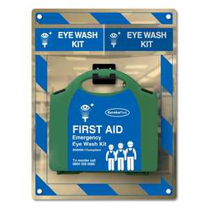 Premium BS8599-1 Eye Wash Point - Gold - Mirror Effect