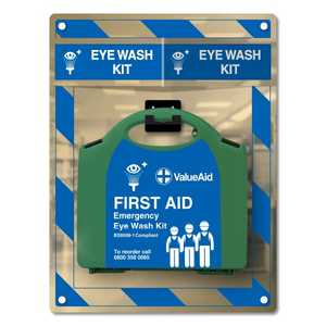 Premium BS8599-1 Eye Wash Point - Gold - Mirror Effect