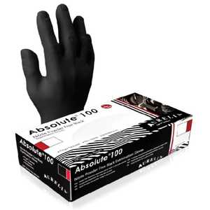 Aurelia Absolute Black Powder Free Nitrile Gloves