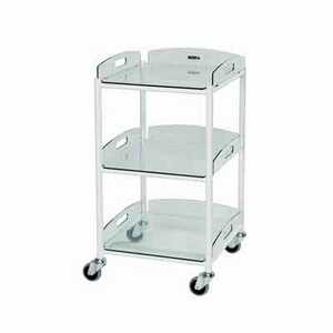 Small Dressing Trolley - Glass Effect