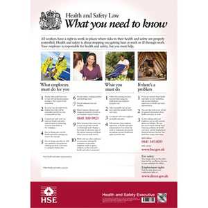 Health & Safety Law Poster