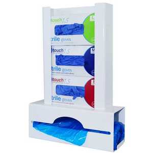 Antimicrobial 3 Glove & Apron Dispenser