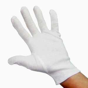 White Cotton Gloves