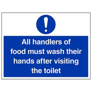 All Handlers Of Food Must Wash