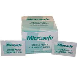 Sterile Saline Moist Cleansing Wipes