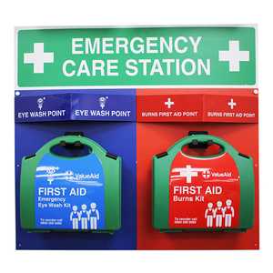 Emergency Eyewash Point + Burn First Aid Point - Emergency Care Station