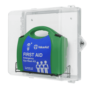 Clear Cabinet with 500ml Emergency Eye Wash Kit
