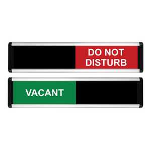 Vacant/Do Not Disturb Sliding Door Sign