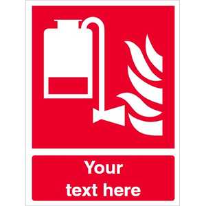 Custom Portable Foam Applicator Unit Safety Sign