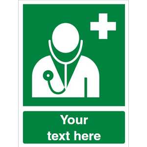 Custom Doctor Safety Sign