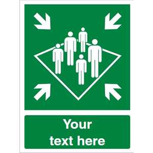 Custom Shipboard Assembly Station Safety Sign