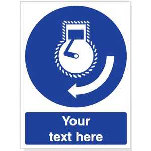 Custom Start Engine In Launch Sequence Safety Sign