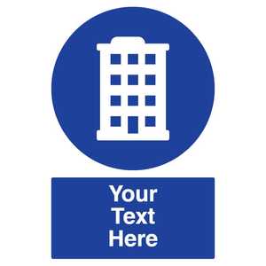 Custom Office Block Sign
