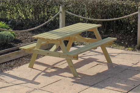 Junior A-Frame Wooden Picnic Table – 1500mm