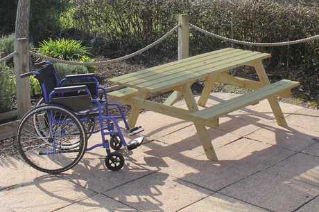  Disabled Access Junior A-Frame Wooden Picnic Table